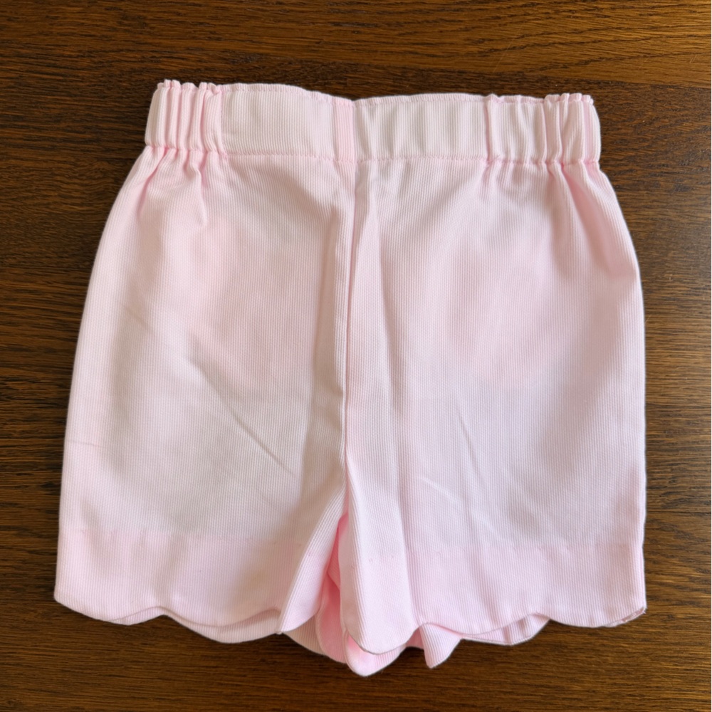 NWOT bella bliss Pink Scalloped Heart Shorts 5